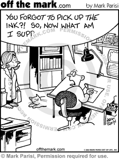 Drafting table Cartoons | Witty off the mark comics by Mark Parisi