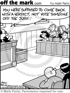 Jury duty Cartoons & Comics by off the mark cartoons