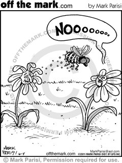 Pollination Cartoons & Comics by off the mark cartoons